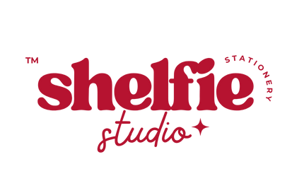 Logo of Shelfie Studio on a white background