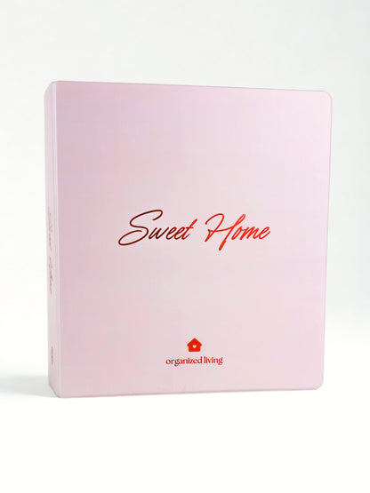 Sweet Home pink binder